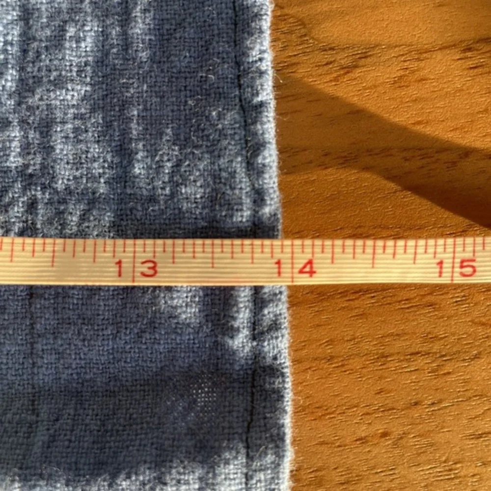Shibori Tea Towel Set Tie Dye Hand Dyed Cotton Upcycled Sustainable Handmade